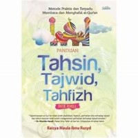 PANDUAN TAHSIN, TAJWID, DAN TAHFIZH